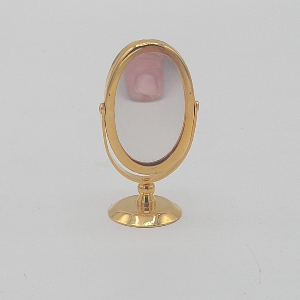 8 Brass Miniatures Mirror Tea Pot Kettle Light Phone Bell Fire Poker Doll House - Picture 5 of 15
